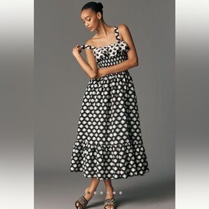 Anthropologie Maude Claude Melody A Line Midi Dress 1X